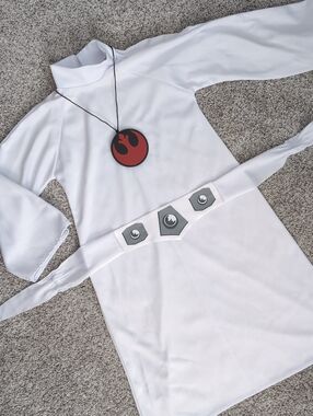 Girl's Rubie's Princess Leia Costume (Size S)